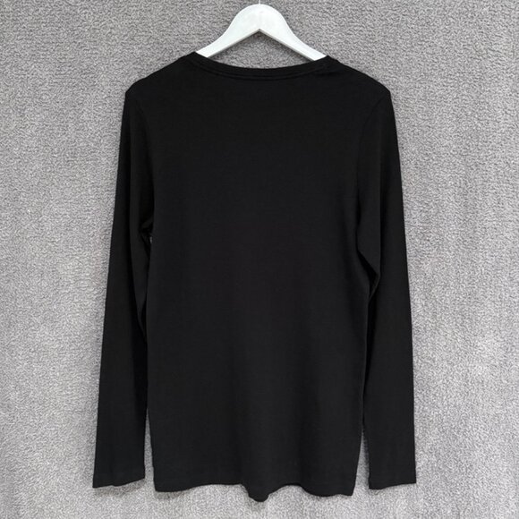 GAP Favourite Long Sleeve Cotton Crew Neck T-Shirt longer length - Picture 4 of 6